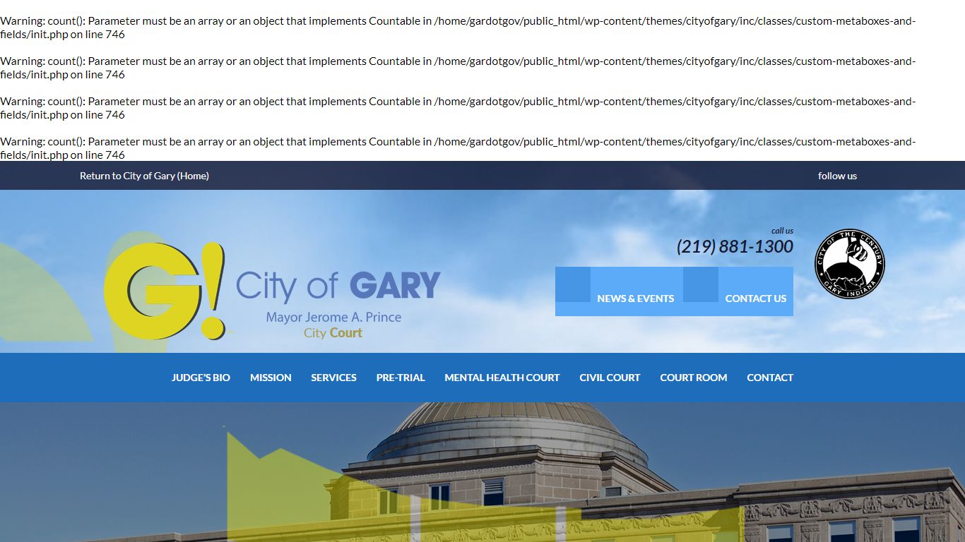 Home | Gary City Court